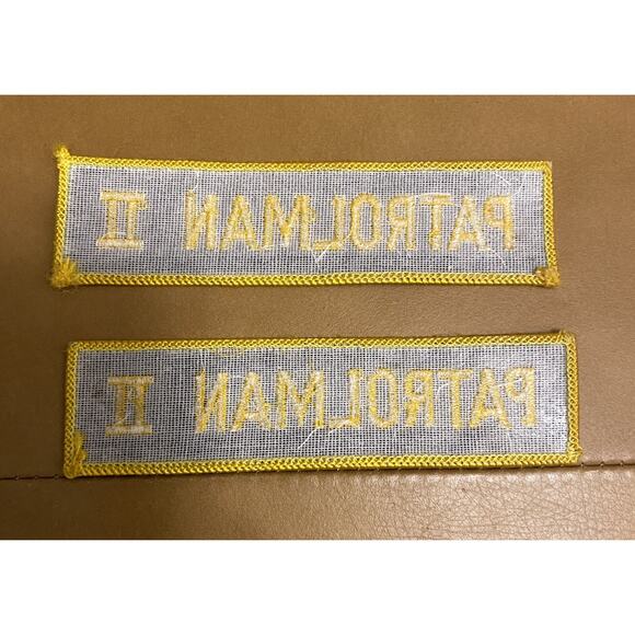Two Patrolman II Patches Police Security - Picture 2 of 4